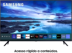 Smart TV LED 43" 4K UHD Samsung UN43AU7700GXZD - Alexa built-in, Bivolt