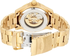 Invicta Relógio masculino 13929 Pro Diver automático ouro 18 k banhado a ouro relógio de aço inoxidável, Aço inoxidável, Casual na internet