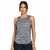 Musculosa Apex Gris Combinada Tul Negro - comprar online