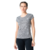 Remera Apex Liviana Jaspeada Gris / Pink Fluo