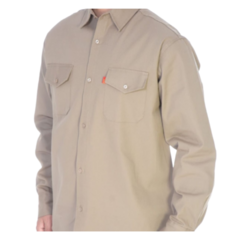 Camisa de trabajo beige