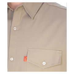 Camisa de trabajo beige - comprar online