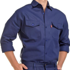 Camisa de trabajo azul - comprar online