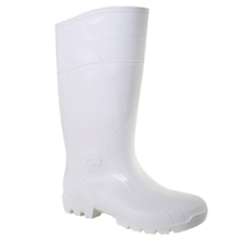 Bota industrial blanca pvc c/puntera