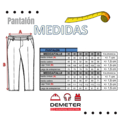 Pantalón de trabajo clásico azul - tienda online