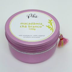 Vela Aromática - Macadâmia + Chá Branco 100g