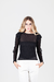 Blusa manga longa Moon - Preto