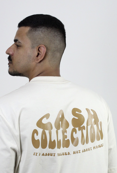 T-Shirt Cash collection Bege na internet