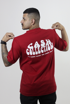 T-Shirt Cash Collection vermelha - zer079