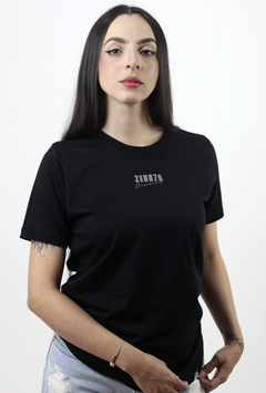 T-Shirt Minimals Slim preta