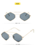 Óculos De Sol Feminino Poligonal - Retrô - loja online