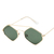 Óculos De Sol Feminino Poligonal - Retrô - comprar online