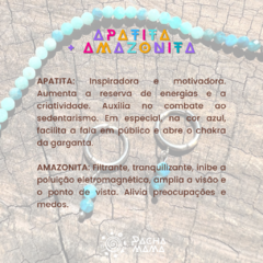 Colar Apatita + Amazonita - comprar online