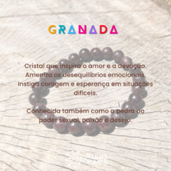 Pulseira Granada 8mm - comprar online