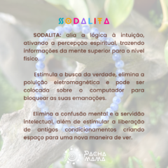Pulseira Sodalita - 4mm - Pachamama