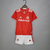 Conjunto Infantil Internacional 21/22 - Vermelho - Camisa e Shorts - Adidas