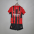 Conjunto Infantil Milan 21/22 - Vermelho e Preto - Camisa e Shorts - Puma