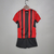 Conjunto Infantil Milan 21/22 - Vermelho e Preto - Camisa e Shorts - Puma - comprar online