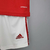 Conjunto Infantil Manchester United 21/22 Vermelho - Ronaldo 7 - Camisa e Shorts - Adidas - Estilo Boleiro