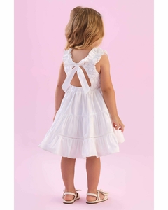 Vestido Infantil Off White Guipir e Renda Petit Cherie 316 - comprar online