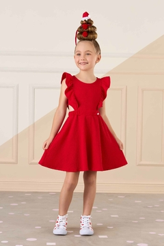 Vestido Infantil Vermelho Mon Sucré 420