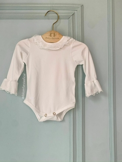 Body Baby Menina Gola Renda Pérola B1214