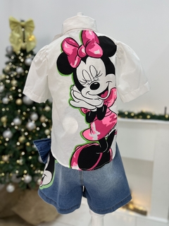 Camisa Menina Minnie Animê P5784 - comprar online