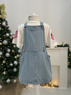 Salopete Infantil Menina Jeans Tip Top 33500128