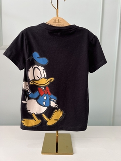 Camisa Infantil Menino Mickey/ Pato Donalds Preto Youccie I1674 na internet