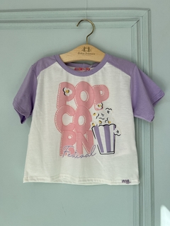 Camiseta Infantil Menina Pipoca Mon Sucrè 052