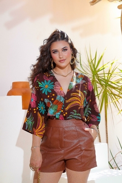 Body Estampado - Antonietta Plus Size