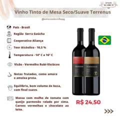 VINHO DE MESA SUAVE TERRENUS PREMIUM - comprar online