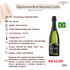 ESPUMANTE CUME BRUT BRANCO - comprar online