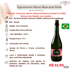 ESPUMANTE WAVE MOSCATEL ROSÉ - comprar online