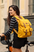 Mochila Mônica Amarelo Canário - comprar online