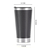 Copo Térmico 493ml Aço Inox Com Tampa E Abridor Cerveja Café