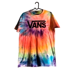 Camiseta vans - Tie dye rainbow