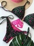 Biquíni Emilly Lacinho (Leopard Verde PinK) - comprar online