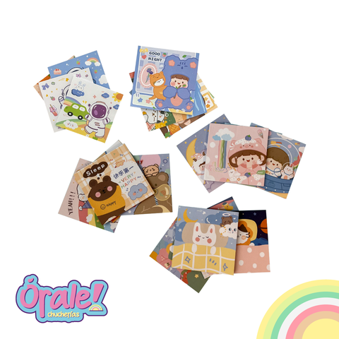 Estuche Post It kawaii - Comprar en Orale Chucherias