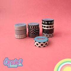 Washi Tape Blanco y Negro