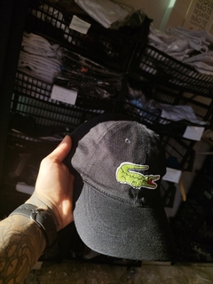 Lacoste big croc cap black on internet