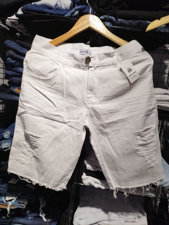 white denim shorts - high quality