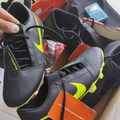 Nike Phantom Football Boots Black/Fluorescent Green - buy online