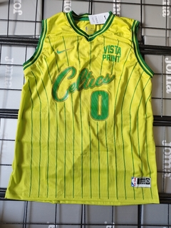 Camiseta sin mangas de baloncesto - Celtics Verde lima NBA