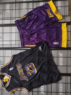 Kit Lakers NBA Regata + Pantalón Corto - FavelaStore62