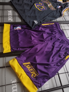 Kit Regata + Bermuda Lakers NBA - comprar online