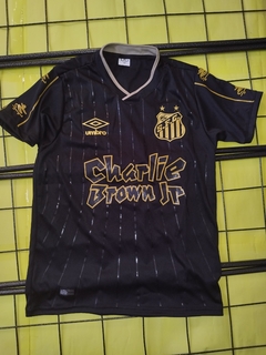 Camisa Santos Charlie Brown JR. - Preta Edição Limitada