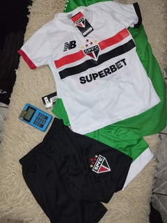 Kit Infantil São Paulo | camisa + bermuda