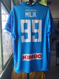 Camiseta Kappa Oficial Napoli 18/19 - Milik 99 - FavelaStore62