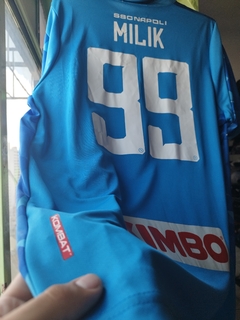 Camisa Napoli 18/19 Oficial Kappa - Milik 99 - loja online